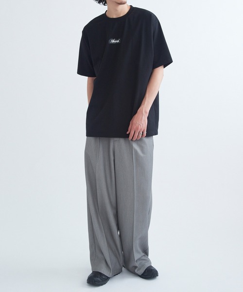 NANGA(ナンガ)の「【NANGA】ECO HYBRID MT LOGO TEE(Tシャツ/カットソー・メンズ・グレー/ブラック/ホワイト・S/M/L/XL)」の9枚目の写真