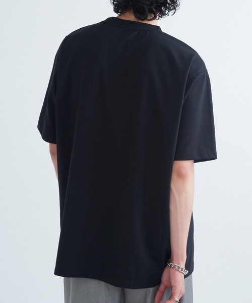NANGA(ナンガ)の「【NANGA】ECO HYBRID MT LOGO TEE(Tシャツ/カットソー・メンズ・グレー/ブラック/ホワイト・S/M/L/XL)」の7枚目の写真
