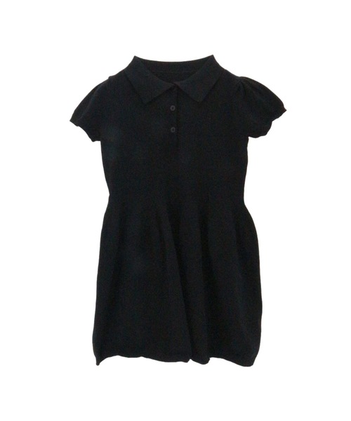 ALLuRing ChaRm(アリュリングチャーム)の「Balloon Polo Mini Dress / バルーンポロミニワンピース(ワンピース・レディース・ブラック/ブルー・FREE)」の3枚目の写真