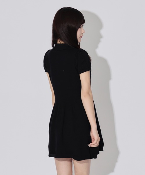 ALLuRing ChaRm(アリュリングチャーム)の「Balloon Polo Mini Dress / バルーンポロミニワンピース(ワンピース・レディース・ブラック/ブルー・FREE)」の18枚目の写真