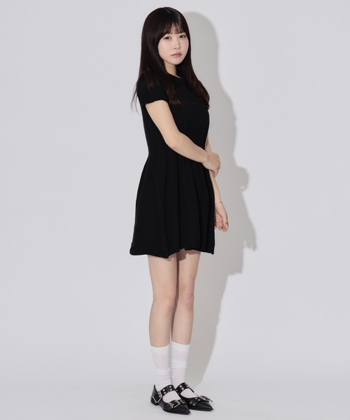 ALLuRing ChaRm(アリュリングチャーム)の「Balloon Polo Mini Dress / バルーンポロミニワンピース(ワンピース・レディース・ブラック/ブルー・FREE)」の21枚目の写真