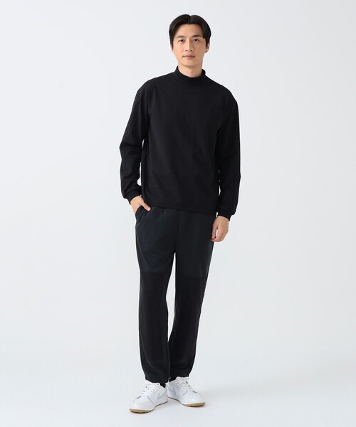 BEAMS GOLF(ビームスゴルフ)の「B.G.THREE / ALL-TIME プライムフレックス 天竺 モックネックシャツ【STRETCH】(Tシャツ/カットソー・メンズ・ブラック/ホワイト・X-LARGE/LARGE/MEDIUM)」の6枚目の写真