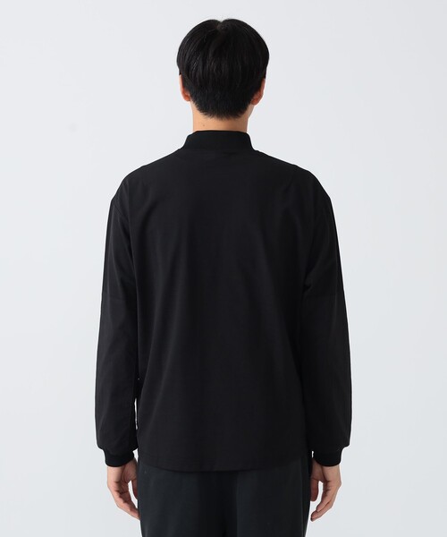 BEAMS GOLF(ビームスゴルフ)の「B.G.THREE / ALL-TIME プライムフレックス 天竺 モックネックシャツ【STRETCH】(Tシャツ/カットソー・メンズ・ブラック/ホワイト・X-LARGE/LARGE/MEDIUM)」の10枚目の写真