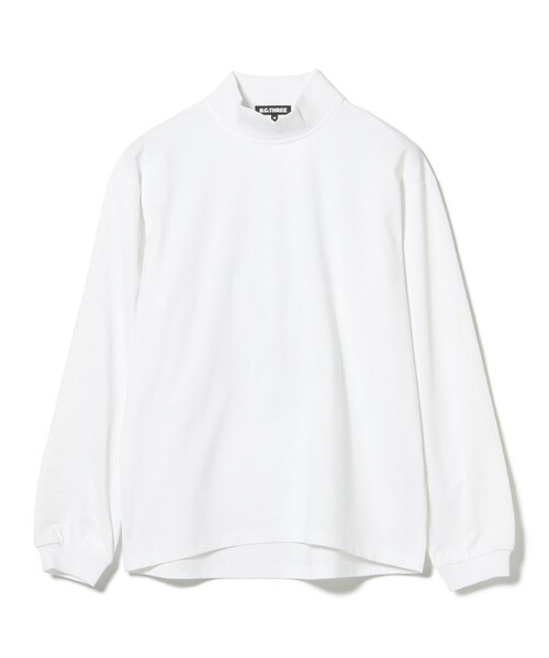 BEAMS GOLF(ビームスゴルフ)の「B.G.THREE / ALL-TIME プライムフレックス 天竺 モックネックシャツ【STRETCH】(Tシャツ/カットソー・メンズ・ブラック/ホワイト・X-LARGE/LARGE/MEDIUM)」の12枚目の写真