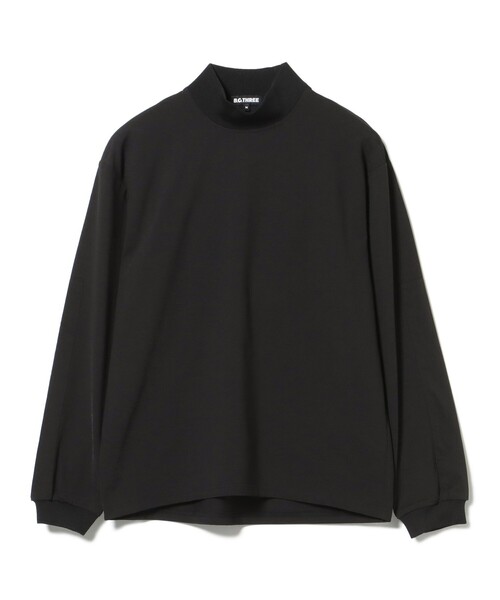BEAMS GOLF(ビームスゴルフ)の「B.G.THREE / ALL-TIME プライムフレックス 天竺 モックネックシャツ【STRETCH】(Tシャツ/カットソー・メンズ・ブラック/ホワイト・X-LARGE/LARGE/MEDIUM)」の17枚目の写真