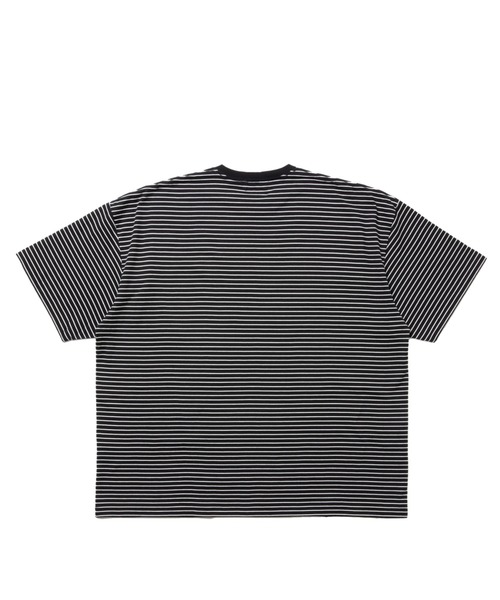 COOTIE PRODUCTIONS（クーティープロダクションズ）の「Border S/S Tee（Tシャツ/カットソー・メンズ・ブラック×ホワイト・SMALL/MEDIUM/LARGE/X-LARGE）」の2枚目の写真