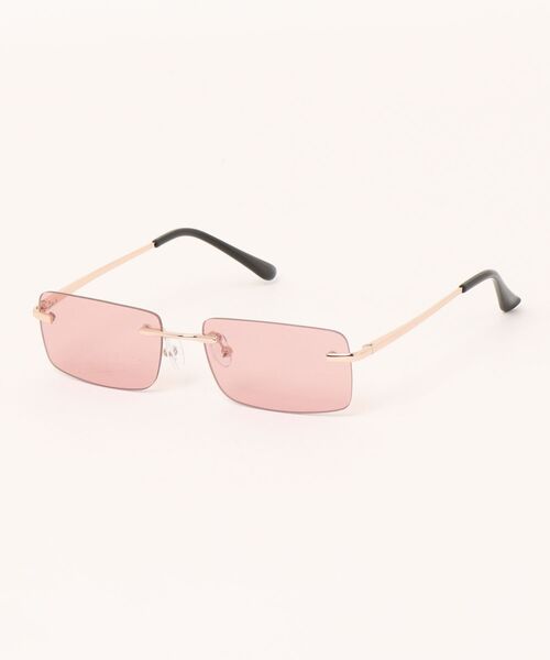 Burner（バーナー）の「【GROOVY STORE】リムレスサングラス　ユニセックス（サングラス・メンズ・ブルー系その他/ローズ系/ライトブラック/ブラック/ライトブラウン/ダークグレー・FREE）」の9枚目の写真