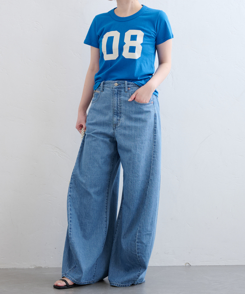 ユー バイ スピック＆スパン（U by SPICK&SPAN）/フローストルーズバレルレッグデニム 追加》フローストルーズバレルレッグデニム（デニムパンツ）｜U by