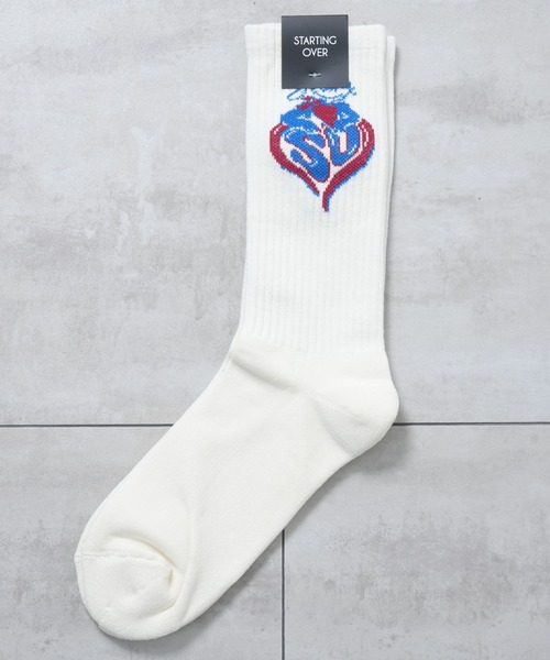 Jacquard animal logo socks/ジャガード アニマル ロゴ ソックス