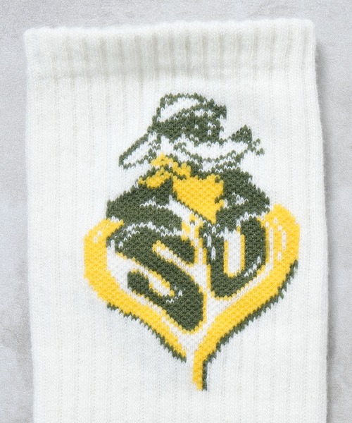 Jacquard animal logo socks/ジャガード アニマル ロゴ ソックス
