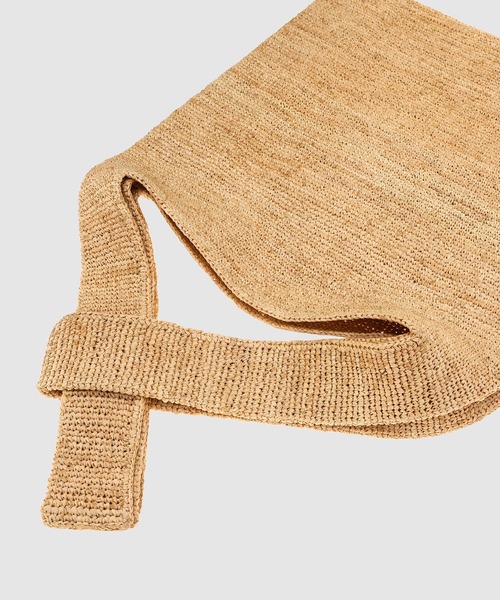 seya.（セヤ）の「RAFFIA SHOPPING BAG（トートバッグ・レディース・ナチュラル・FREE）」の5枚目の写真