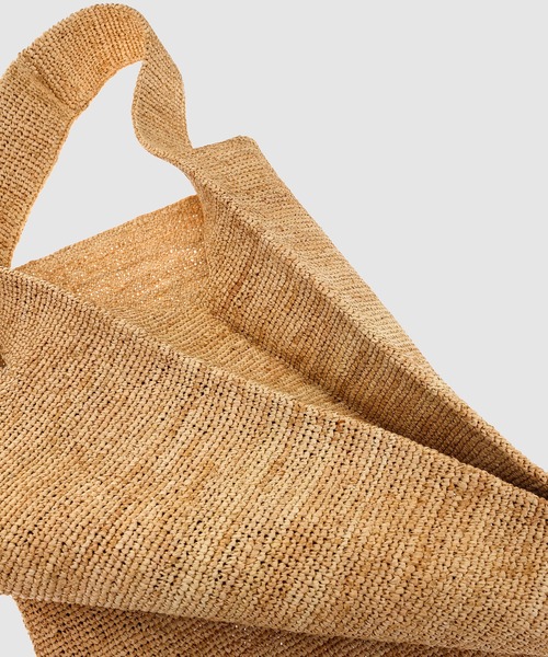 seya.（セヤ）の「RAFFIA SHOPPING BAG（トートバッグ・レディース・ナチュラル・FREE）」の6枚目の写真