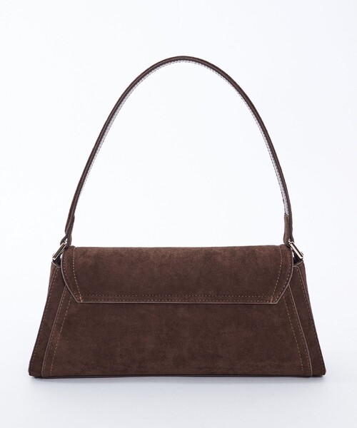 PUBLIC TOKYO（パブリックトウキョウ）の「エコスウェードフラップBAG（ハンドバッグ・レディース・ブラック/ライトベージュ/ブラウン・FREE）」の6枚目の写真