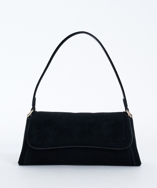 PUBLIC TOKYO（パブリックトウキョウ）の「エコスウェードフラップBAG（ハンドバッグ・レディース・ブラック/ライトベージュ/ブラウン・FREE）」の18枚目の写真