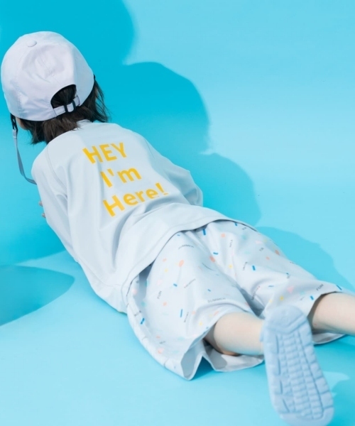 and D. petit main（アンドディープティマイン）の「【SWIM】ハーフジップラッシュガード（ラッシュガード・キッズ・ベージュ/ネイビー/ライトグレー/ライトブルー・140cm/150cm/130cm/90cm/100cm/110cm/120cm）」の19枚目の写真