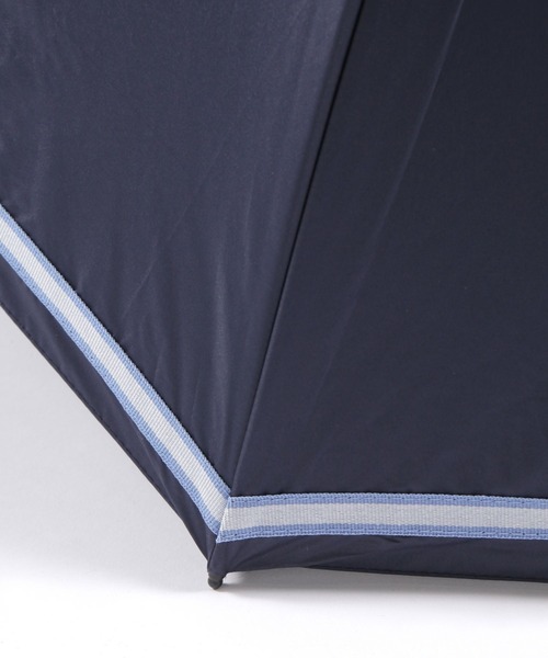 studio CLIP（スタディオクリップ）の「グログランミニ日傘（折りたたみ傘・レディース・オフホワイト/ダークブルー/ライトグレー・FREE）」の10枚目の写真