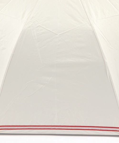 studio CLIP（スタディオクリップ）の「グログランミニ日傘（折りたたみ傘・レディース・オフホワイト/ダークブルー/ライトグレー・FREE）」の11枚目の写真