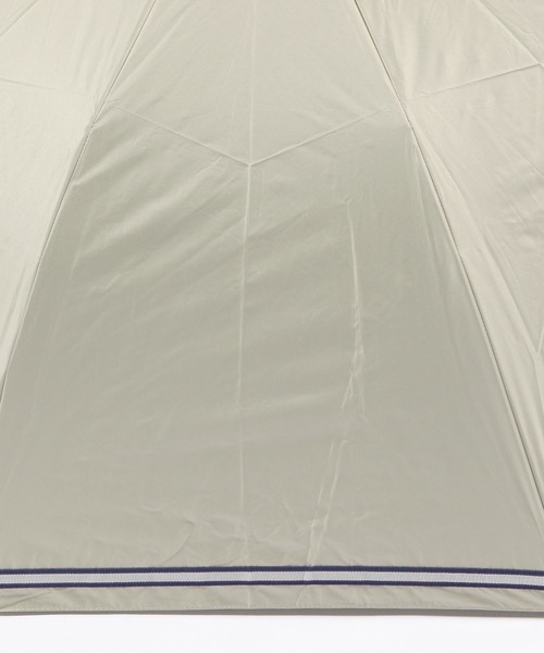 studio CLIP（スタディオクリップ）の「グログランミニ日傘（折りたたみ傘・レディース・オフホワイト/ダークブルー/ライトグレー・FREE）」の12枚目の写真