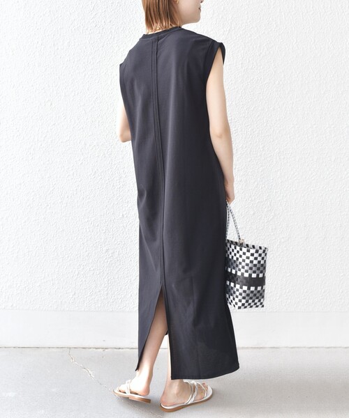 SHIPS(シップス)の「〈手洗い可能〉DEPEND アムンゼン ワンピース(ワンピース・レディース・ブラック/ベージュ系・ONE SIZE)」の6枚目の写真