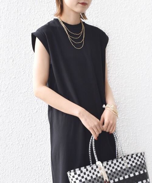 SHIPS(シップス)の「〈手洗い可能〉DEPEND アムンゼン ワンピース(ワンピース・レディース・ブラック/ベージュ系・ONE SIZE)」の10枚目の写真