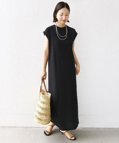 SHIPS(シップス)の「〈手洗い可能〉DEPEND アムンゼン ワンピース(ワンピース・レディース・ブラック/ベージュ系・ONE SIZE)」の15枚目の写真