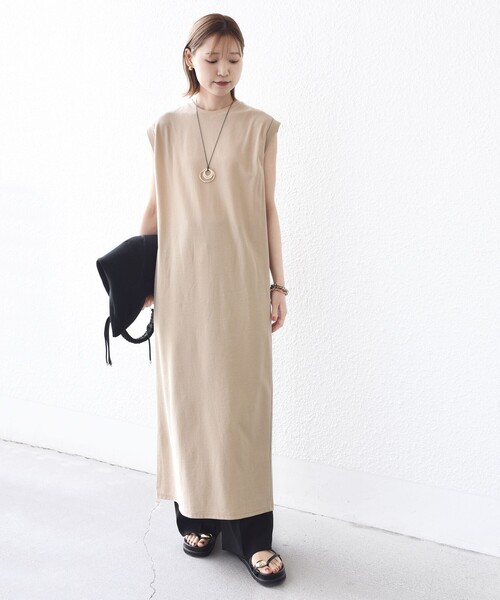 SHIPS(シップス)の「〈手洗い可能〉DEPEND アムンゼン ワンピース(ワンピース・レディース・ブラック/ベージュ系・ONE SIZE)」の18枚目の写真