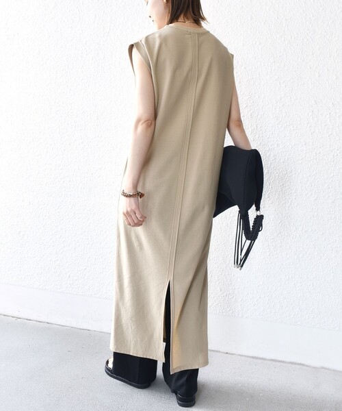 SHIPS(シップス)の「〈手洗い可能〉DEPEND アムンゼン ワンピース(ワンピース・レディース・ブラック/ベージュ系・ONE SIZE)」の20枚目の写真
