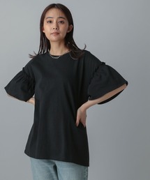 GLOBAL WORK | MATINEE LINE/冷感フリルスリーブ半袖/496991(Tシャツ/カットソー)