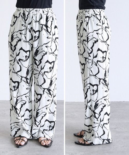 reca（レカ）の「ニュアンス柄イージーパンツ（その他パンツ・レディース・オフホワイト・L/M）」の12枚目の写真