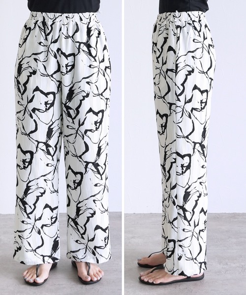 reca（レカ）の「ニュアンス柄イージーパンツ（その他パンツ・レディース・オフホワイト・L/M）」の14枚目の写真