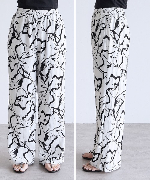 reca（レカ）の「ニュアンス柄イージーパンツ（その他パンツ・レディース・オフホワイト・L/M）」の15枚目の写真