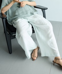 BABYLONE | インドシアーリネンタックパンツ(その他パンツ)