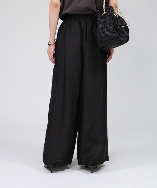 BABYLONE（バビロン）の「インドシアーリネンタックパンツ（その他パンツ・レディース・ライム/ブラック・フリー）」の17枚目の写真