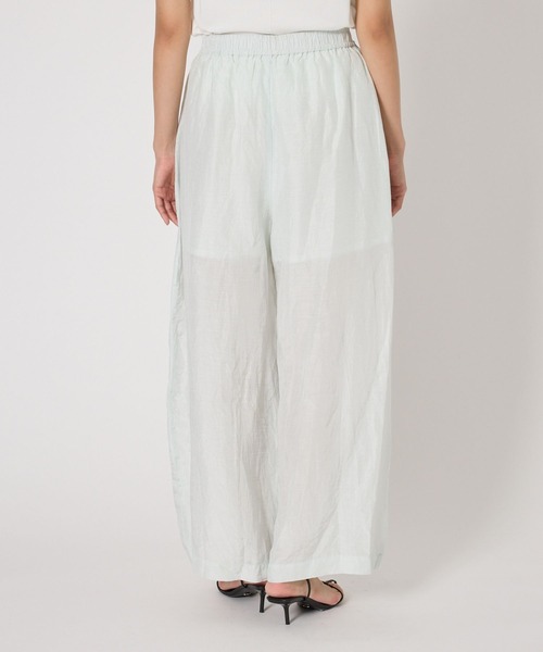 BABYLONE（バビロン）の「インドシアーリネンタックパンツ（その他パンツ・レディース・ライム/ブラック・フリー）」の3枚目の写真