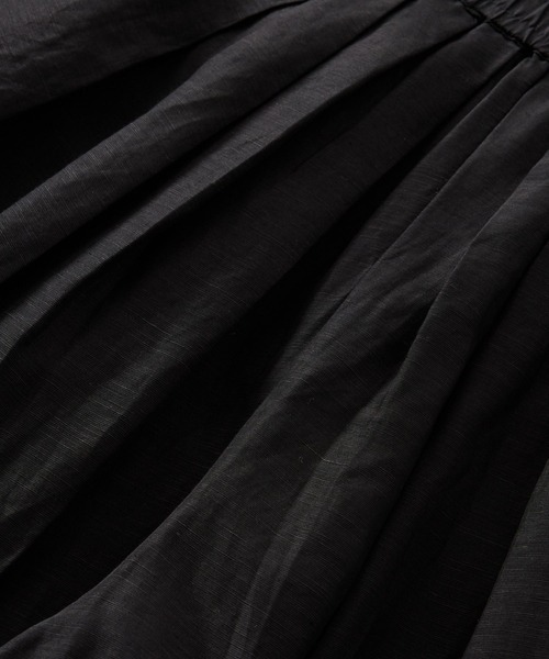 BABYLONE（バビロン）の「インドシアーリネンタックパンツ（その他パンツ・レディース・ライム/ブラック・フリー）」の8枚目の写真