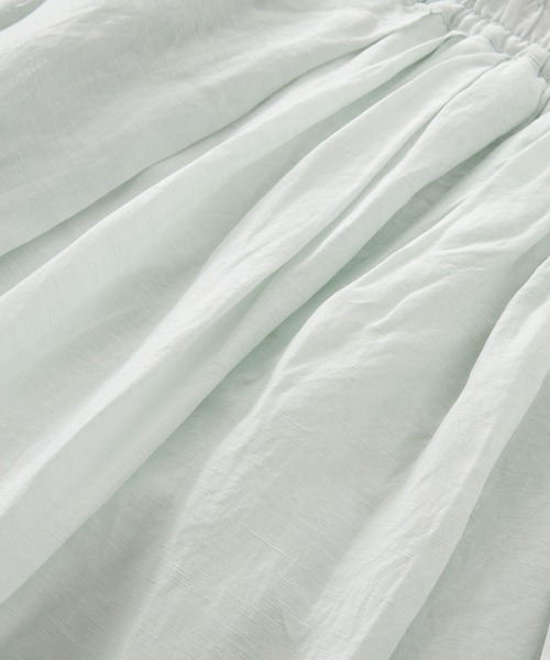 BABYLONE（バビロン）の「インドシアーリネンタックパンツ（その他パンツ・レディース・ライム/ブラック・フリー）」の9枚目の写真