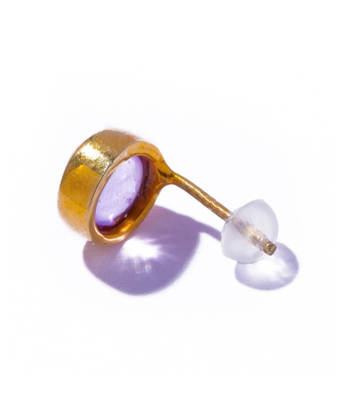 les bonbon(ルボンボン)の「【les bon bon】aura round pierce/オーラ ラウンド ピアス BOB549(ピアス(両耳用)・レディース・グリーン/イエロー/パープル・FREE)」の7枚目の写真