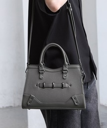 CLEL（クレイル）の「【CLEL】Mini Boston 2way Shoulder/Hand Bag / ミニボストン 2way ショルダー/ハンド バッグ（ショルダーバッグ）」