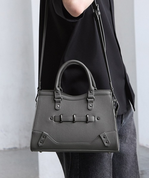 clel ミニボストン 2way ショルダー/ハンド バッグ CLEL】Mini Boston 2way Shoulder/Hand Bag / ミニボストン 2way