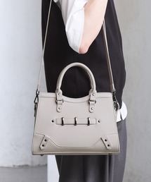 CLEL（クレイル）の「【CLEL】Mini Boston 2way Shoulder/Hand Bag / ミニボストン 2way ショルダー/ハンド バッグ（ショルダーバッグ）」