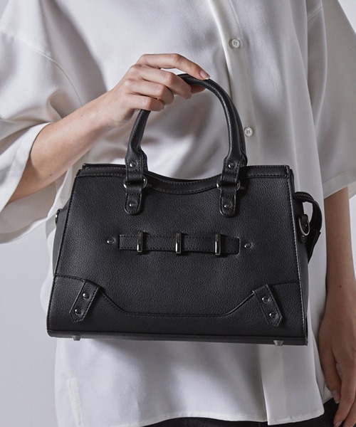 CLEL(クレイル)の「【CLEL】Mini Boston 2way Shoulder/Hand Bag / ミニボストン 2way ショルダー/ハンド バッグ(ハンドバッグ・メンズ・ブラック・FREE)」の11枚目の写真