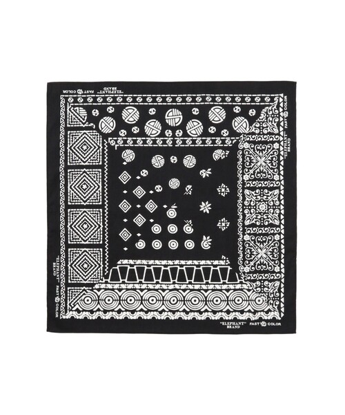 BEAMS（ビームス）の「【別注】ELEPHANT BRAND / クレイジーバンダナ（ハンカチ/ハンドタオル・メンズ・ブラック/グレー・ONE SIZE）」の2枚目の写真