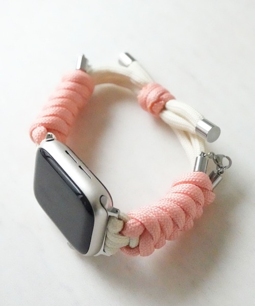 Port(ポート)の「【 Port / ポート 】 AppleWatch バイカラー コード バンド / アップルウォッチバンド #_(デジタル腕時計・レディース・ライトピンク/ブルー/ピンク/オレンジ・40mm/44mm)」の3枚目の写真