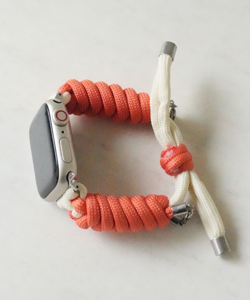 Port(ポート)の「【 Port / ポート 】 AppleWatch バイカラー コード バンド / アップルウォッチバンド #_(デジタル腕時計・レディース・ライトピンク/ブルー/ピンク/オレンジ・40mm/44mm)」の4枚目の写真