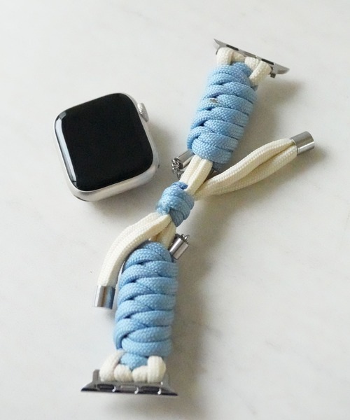 Port(ポート)の「【 Port / ポート 】 AppleWatch バイカラー コード バンド / アップルウォッチバンド #_(デジタル腕時計・レディース・ライトピンク/ブルー/ピンク/オレンジ・40mm/44mm)」の1枚目の写真