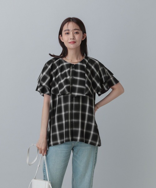 最終価格‼️【新品未使用】オリジナルチェックパッチワークフリル袖Tシャツ 楽天市場】Tシャツ カットソー レディース 長袖 プルオーバー