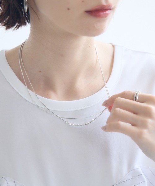 Paradise Picnic(パラダイスピクニック)の「Volaf2連ネックレス(ネックレス・レディース・シルバー・FREE)」の1枚目の写真