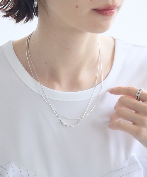 Paradise Picnic(パラダイスピクニック)の「Volaf2連ネックレス(ネックレス・レディース・シルバー・FREE)」の6枚目の写真