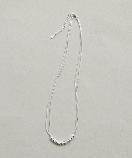 Paradise Picnic(パラダイスピクニック)の「Volaf2連ネックレス(ネックレス・レディース・シルバー・FREE)」の7枚目の写真