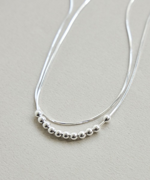 Paradise Picnic(パラダイスピクニック)の「Volaf2連ネックレス(ネックレス・レディース・シルバー・FREE)」の9枚目の写真